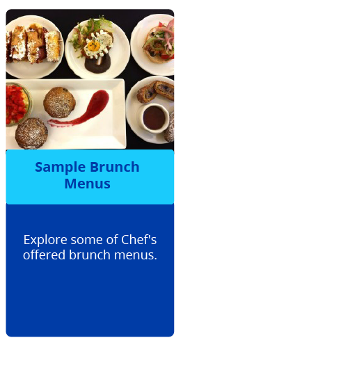 Sample brunch menus